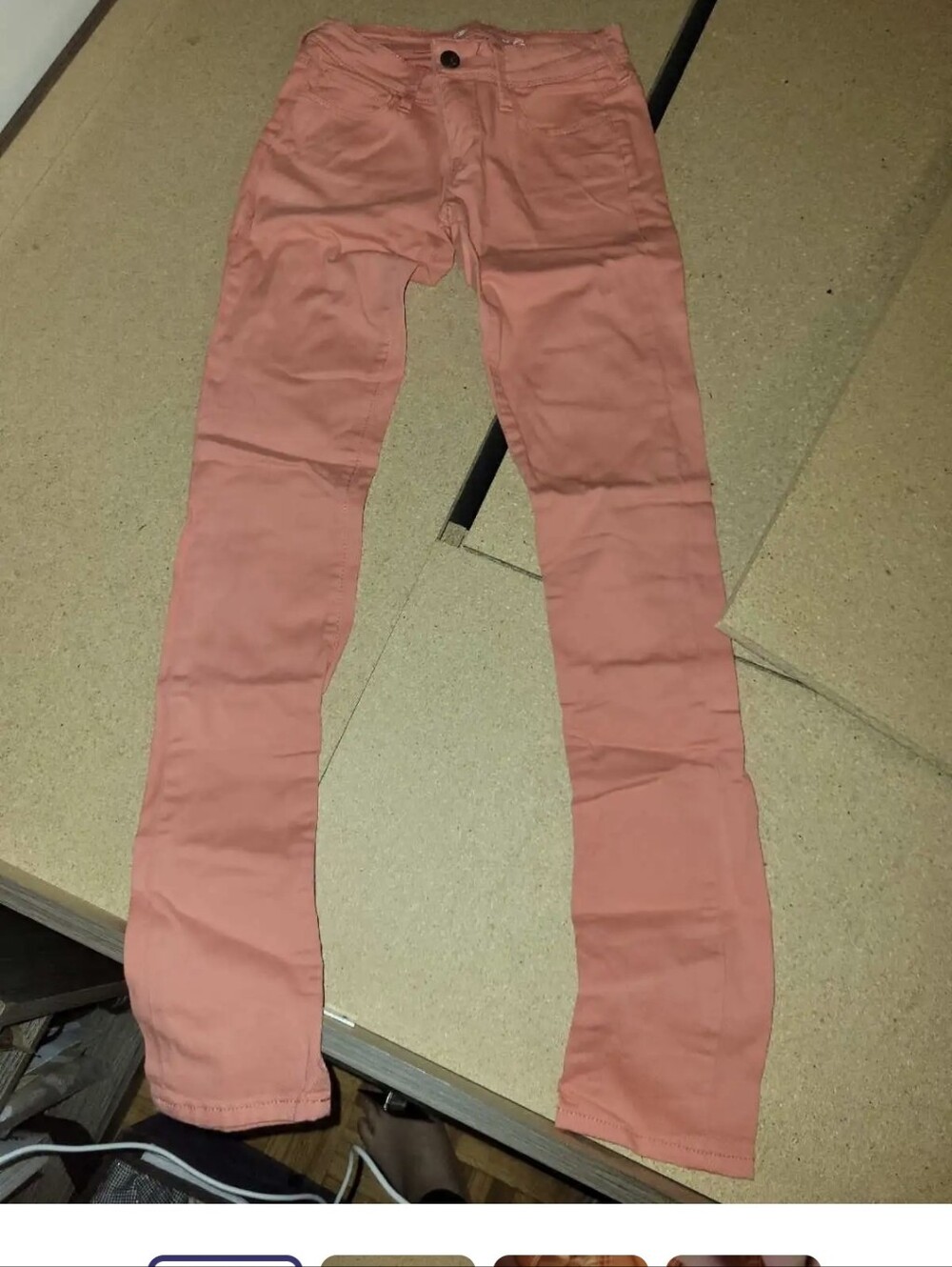 Mavi Women's Coral Orange Slim Pants